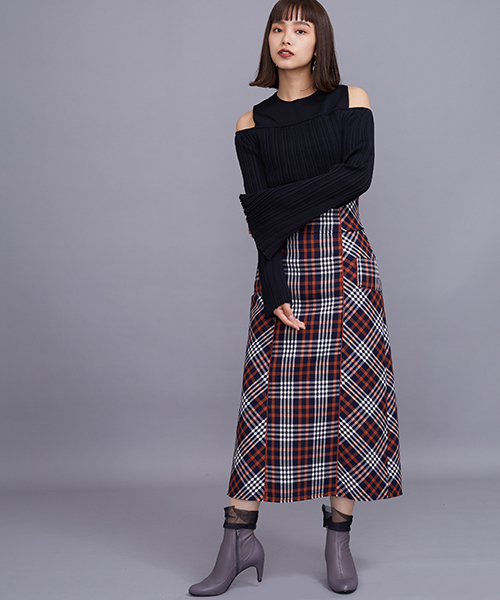 STUDIOUS（ステュディオス）の「レイヤードストレッチブーツ（ブーツ・レディース・ブラック/カーキ/グレー・S/M）」の17枚目の写真