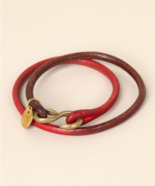 AMERICAN RAG CIE（アメリカンラグシー）の「AMERICAN RAG CIE×CRAMP / 101-CRP-CR-332AM∴（ブレスレット・メンズ・ブラック/ブラウン/マスタード/レッド・FREE）」の4枚目の写真