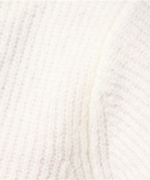 Te chichi（テチチ）の「片畦フラットネックプルオーバー（ニット/セーター・レディース・オフホワイト/グレー/サックスブルー/ピンク/ラベンダー/イエロー・MEDIUM）」の7枚目の写真