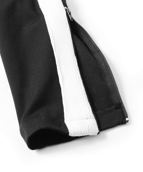 GALLIS ADDICTION（ガリスアディクション）の「GAリブラインジャージパンツ（その他パンツ・メンズ・ブラック×ホワイト/ブラック×ブラック/ダークグリーン・M/S/L）」の7枚目の写真