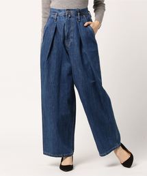 niko and... | オリジナルタックバギーデニムパンツ【niko and ...】(デニムパンツ)