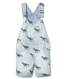 GAP | Gap 恐竜ストライプ ショートオール(サロペット/オーバーオール)