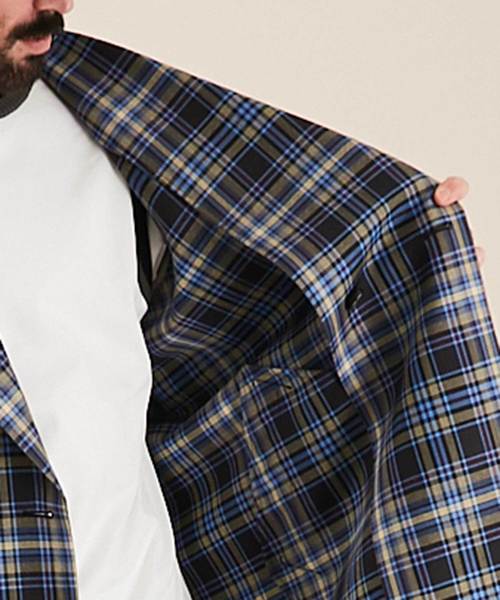 チェックセミダブルチェスターコート（チェスターコート）｜UNITED