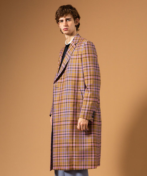 チェックセミダブルチェスターコート（チェスターコート）｜UNITED