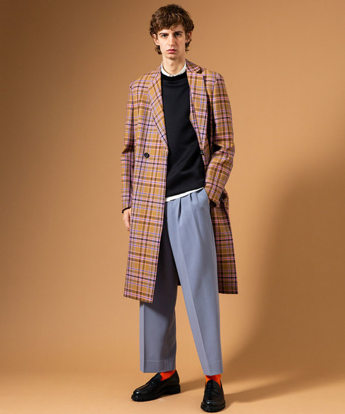 チェックセミダブルチェスターコート（チェスターコート）｜UNITED