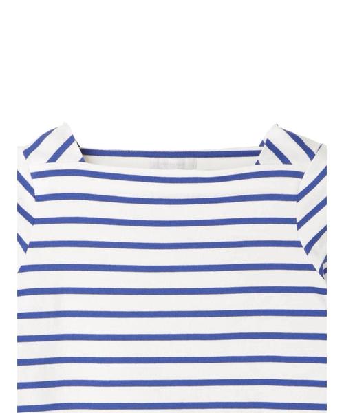 AMERICAN HOLIC（アメリカンホリック）の「・袖フレアーボーダープルオーバー（Tシャツ/カットソー・レディース・ピンク/オフホワイト/ブルー/ブラック・M/L）」の17枚目の写真