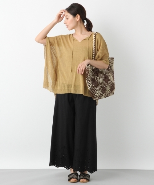 LEPSIM（レプシィム）の「フリンジフラットサンダル　790594（サンダル・レディース・ブラウン/ブルー・MEDIUM/LARGE）」の4枚目の写真