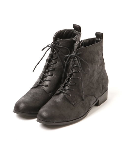 niko and...（ニコアンド）の「オリジナルレースアップブーツ（ブーツ・レディース・ブラック/グレー/キャメル・SMALL/MEDIUM/LARGE）」の6枚目の写真