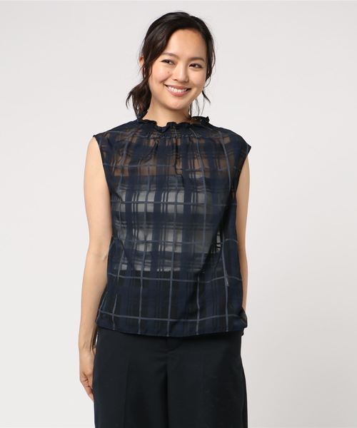 極美品❤️ジャストカヴァリ異素材ノースリーブトップス孔雀柄ブルー&ブラック 楽天市場】カシュクール トップス ノースリーブ Vネック : NISHIKIYA