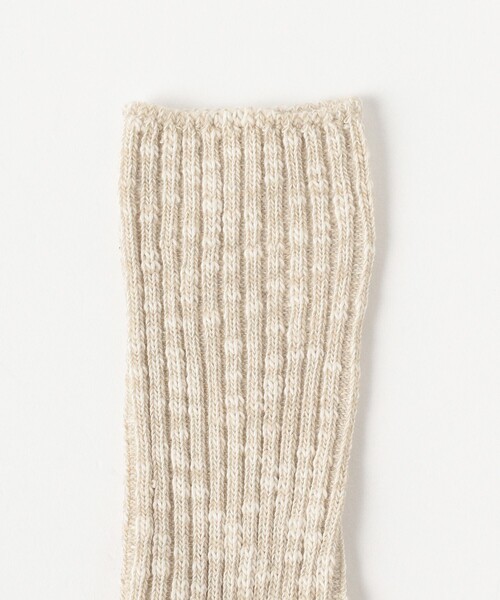 B:MING by BEAMS（ビーミングバイビームス）の「スラブ リブ ソックス（ソックス/靴下・レディース・グレー/ブラック/ベージュ・ONE SIZE）」の10枚目の写真