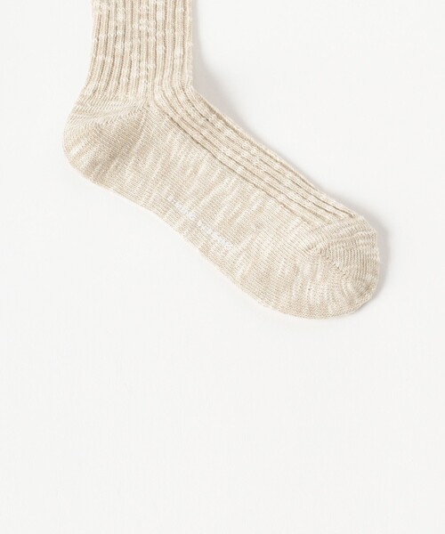 B:MING by BEAMS（ビーミングバイビームス）の「スラブ リブ ソックス（ソックス/靴下・レディース・グレー/ブラック/ベージュ・ONE SIZE）」の11枚目の写真