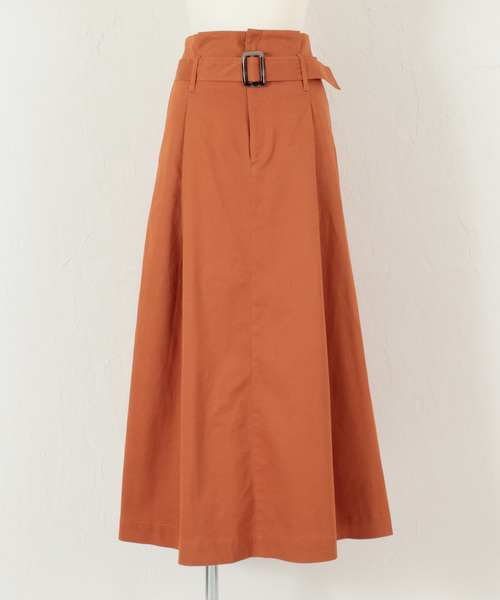 titivate（ティティベイト）の「ｳｴｽﾄﾍﾞﾙﾄ付ﾏｷｼｽｶｰﾄ（スカート・レディース・ブラック/ベージュ/カーキ/オレンジ・S/M/L）」の12枚目の写真