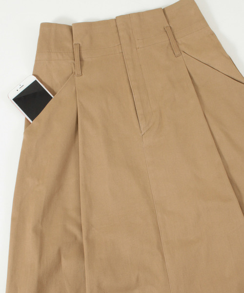 titivate（ティティベイト）の「ｳｴｽﾄﾍﾞﾙﾄ付ﾏｷｼｽｶｰﾄ（スカート・レディース・ブラック/ベージュ/カーキ/オレンジ・S/M/L）」の17枚目の写真