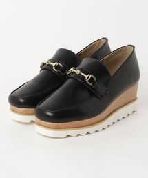 プラットフォームローファー＊レディース/厚底/シューズ/靴[I1617]神戸レタス