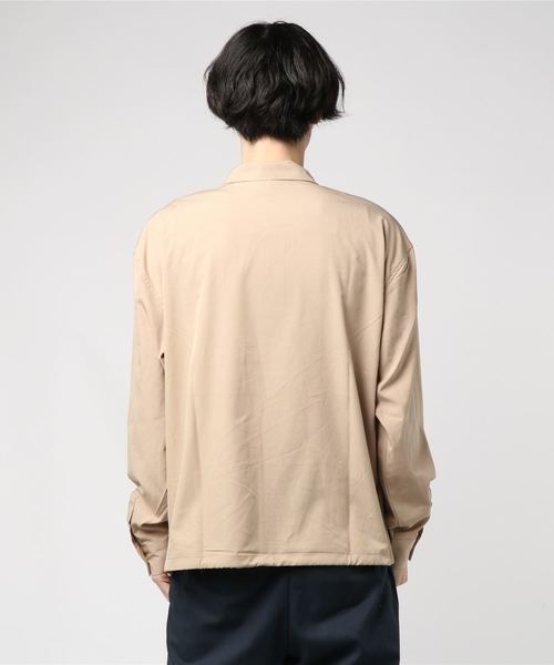 VIBGYOR(ヴィブジョー)の「VIBGYOR Select/ ハーフZIP L/Sシャツ(シャツ/ブラウス・メンズ・ブラック/ベージュ/テラコッタ・MEDIUM/LARGE)」の5枚目の写真
