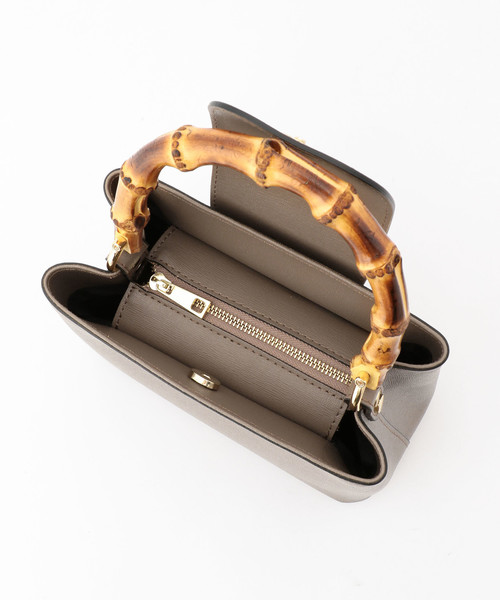 andrea cardone 　2wayバンブーハンドルバッグ Tiara（ティアラ）の「ANDREA CARDONE/バンブーハンドル2Wayバッグ