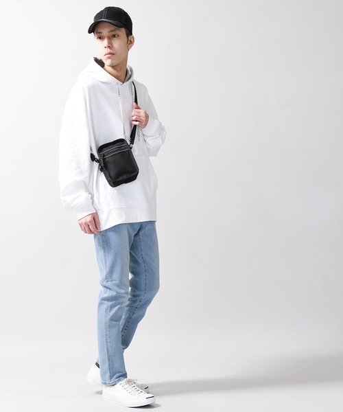 WEGO(ウィゴー)の「WEGO/パイピングミニショルダーバッグ(ショルダーバッグ・メンズ・ブラック/イエロー/オレンジ・FREE)」の21枚目の写真