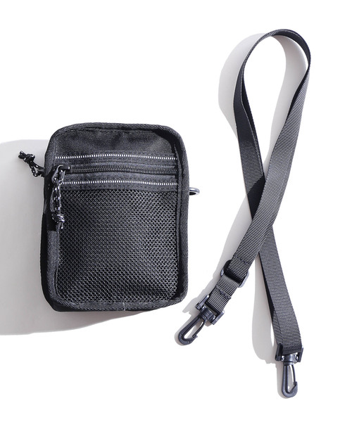 WEGO(ウィゴー)の「WEGO/パイピングミニショルダーバッグ(ショルダーバッグ・メンズ・ブラック/イエロー/オレンジ・FREE)」の10枚目の写真