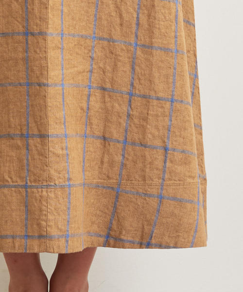 green label relaxing(グリーンレーベルリラクシング)の「CFC L Iフレア マキシ スカート(スカート・レディース・ベージュ/ブラウン・36/38)」の11枚目の写真