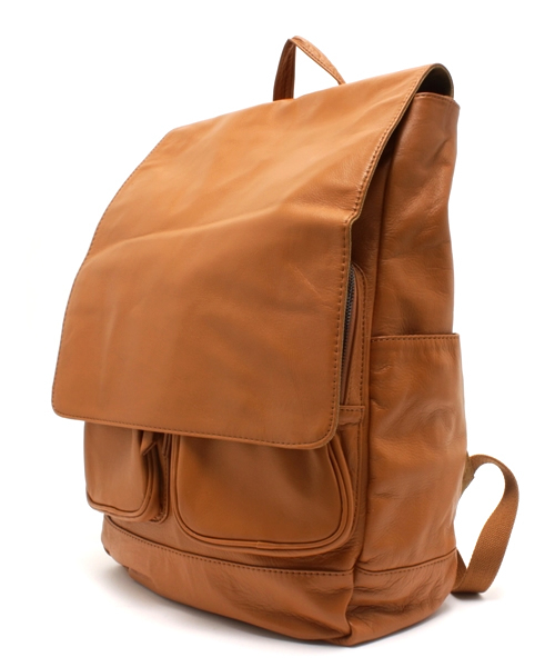 And A（アンドエー）の「レザーフロントリュック（バックパック/リュック・メンズ・ブラック/ブラウン・FREE）」の6枚目の写真