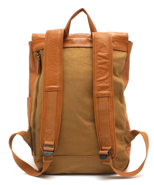 And A（アンドエー）の「レザーフロントリュック（バックパック/リュック・メンズ・ブラック/ブラウン・FREE）」の7枚目の写真