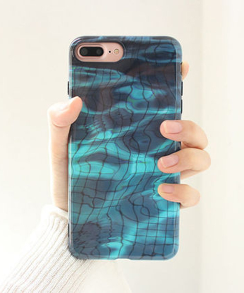 セール C U L オーロラ ブルー パープル アイフォンケース Iphoneカバー Ipc213 スマホケース カバー C U L シーユーエル のファッション通販 Zozotown