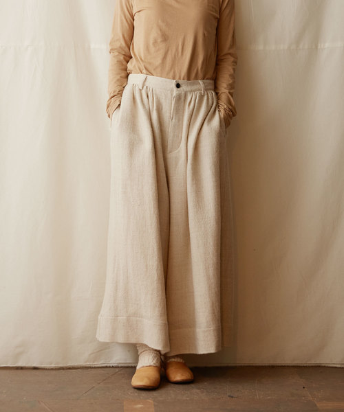 IKKUNA(イクナ)の「wide legged pants/ワイドレッグドパンツ(その他パンツ・レディース・ブラック/ブラウン系その他・1)」の10枚目の写真