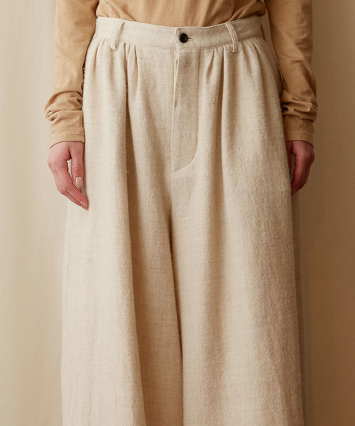 IKKUNA(イクナ)の「wide legged pants/ワイドレッグドパンツ(その他パンツ・レディース・ブラック/ブラウン系その他・1)」の15枚目の写真