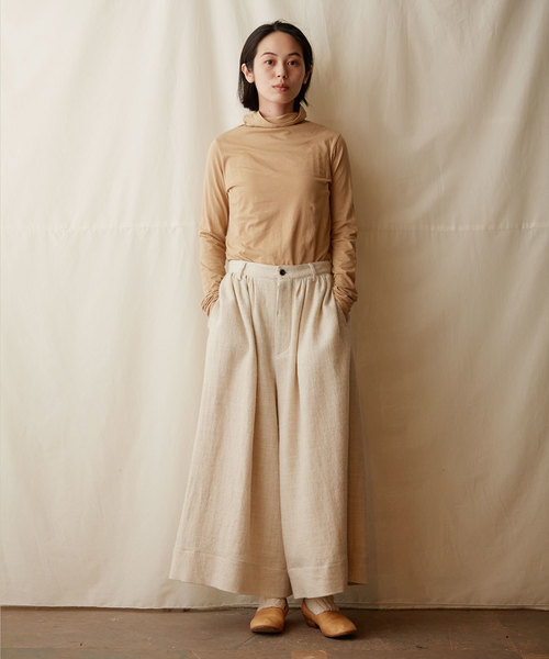 IKKUNA(イクナ)の「wide legged pants/ワイドレッグドパンツ(その他パンツ・レディース・ブラック/ブラウン系その他・1)」の16枚目の写真