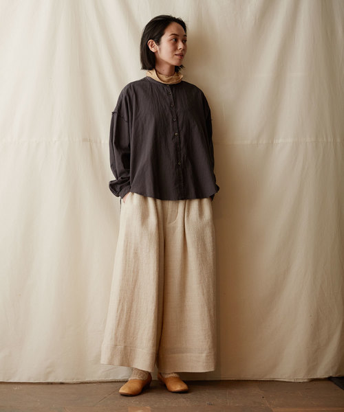 IKKUNA(イクナ)の「wide legged pants/ワイドレッグドパンツ(その他パンツ・レディース・ブラック/ブラウン系その他・1)」の17枚目の写真