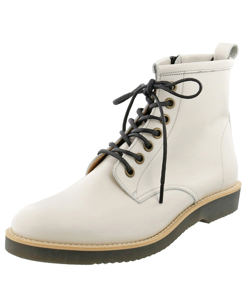 あしながおじさん（アシナガオジサン）の「〈あしながおじさん〉レースアップブーツ（ブーツ・レディース・ブラック/ダークブラウン/ホワイト/クリアブラック・22.5cm/23.0cm/23.5cm/24.5cm/24.0cm）」の5枚目の写真