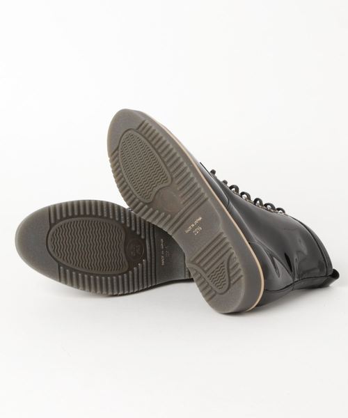 あしながおじさん（アシナガオジサン）の「〈あしながおじさん〉レースアップブーツ（ブーツ・レディース・ブラック/ダークブラウン/ホワイト/クリアブラック・22.5cm/23.0cm/23.5cm/24.5cm/24.0cm）」の12枚目の写真