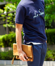 BEAUTY&YOUTH UNITED ARROWS | BY コンビ レザー クラッチ(クラッチバッグ)