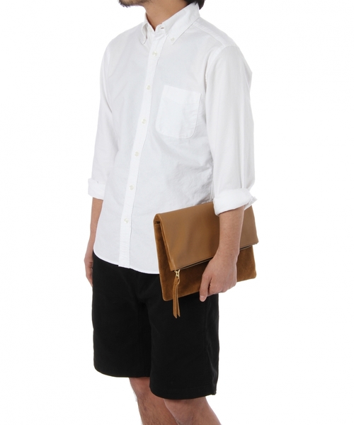 BEAUTY&YOUTH UNITED ARROWS（ビューティーアンドユースユナイテッドアローズ）の「BY コンビ レザー クラッチ（クラッチバッグ・メンズ・ブラック/ブラウン/ネイビー/その他1・フリー）」の7枚目の写真