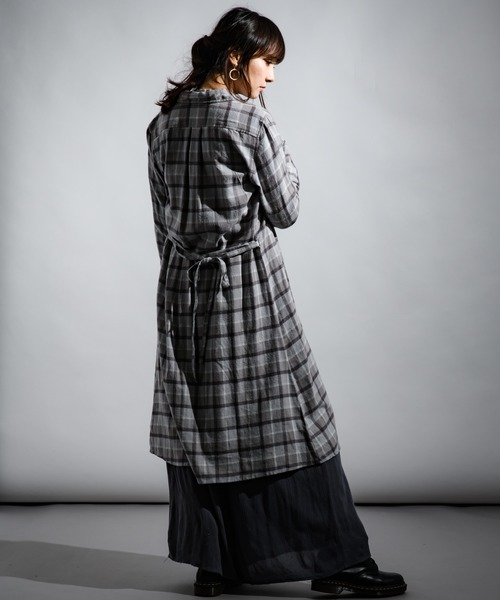 Wordtrobe フランネル チェック ロングシャツ シャツ ブラウス Wordtrobe ワードトローブ のファッション通販 Zozotown