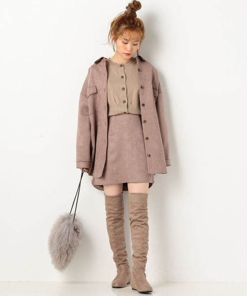 archives（アルシーヴ）の「【SETUPにも】ベルト付きシャツジャケット（テーラードジャケット・レディース・ブラック/ベージュ/ピンクベージュ・MEDIUM）」の8枚目の写真