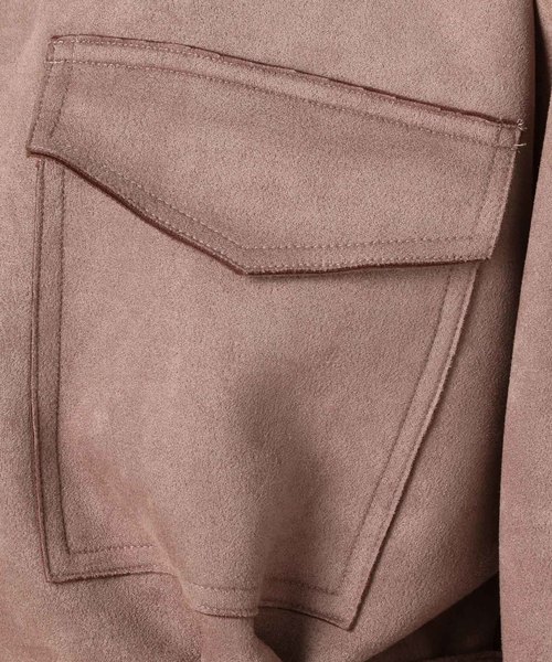 archives（アルシーヴ）の「【SETUPにも】ベルト付きシャツジャケット（テーラードジャケット・レディース・ブラック/ベージュ/ピンクベージュ・MEDIUM）」の16枚目の写真