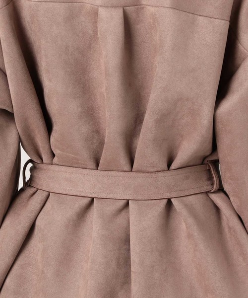 archives（アルシーヴ）の「【SETUPにも】ベルト付きシャツジャケット（テーラードジャケット・レディース・ブラック/ベージュ/ピンクベージュ・MEDIUM）」の18枚目の写真