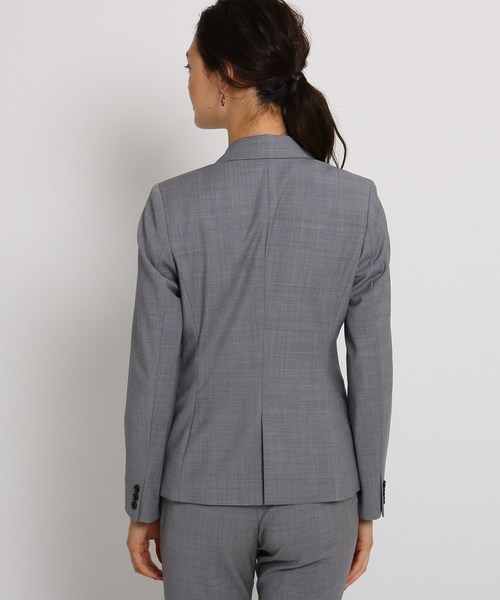 INDIVI（インディヴィ）の「ウール混テーラードジャケット（テーラードジャケット・レディース・ブラック/ブラック系2/ネイビー系2/グレー系4・34/36/38/40）」の9枚目の写真