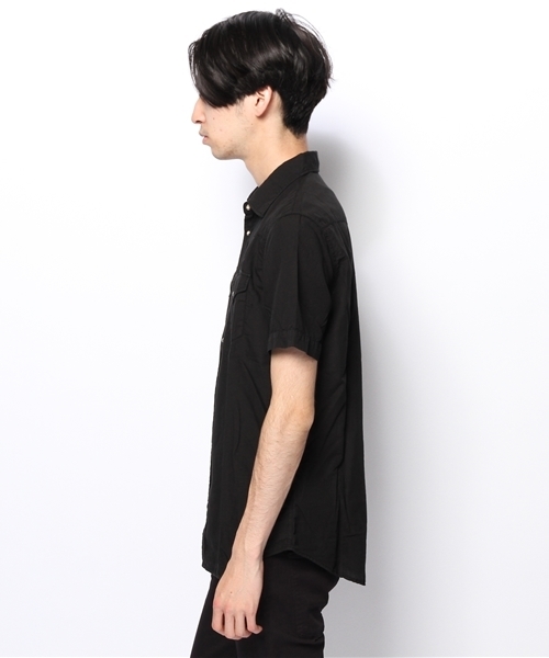 Estnation 半袖　シャツ ESTNATION 「ESTNATION」 半袖シャツ SMALL ネイビー メンズ