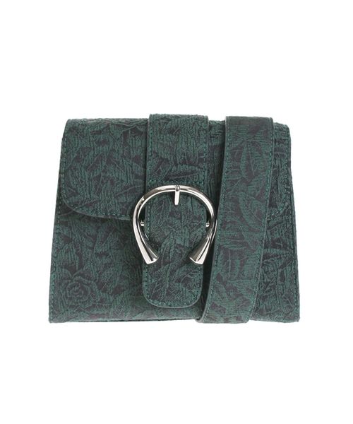 EVRIS（エヴリス）の「バックルフラップJQショルダーBAG（ショルダーバッグ・レディース・ブラック/グリーン・FREE）」の2枚目の写真