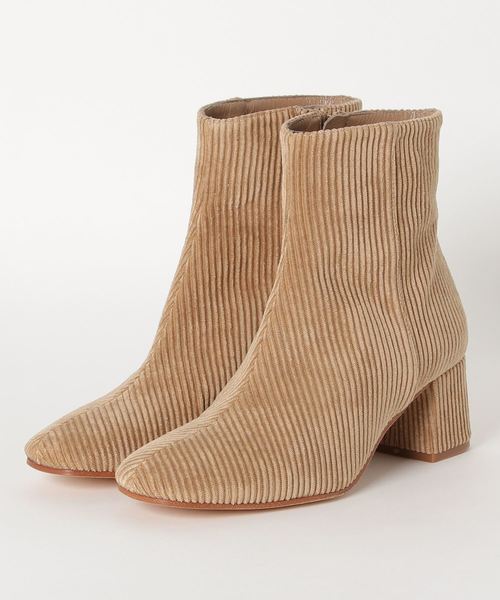 MARISA REY（マリサレイ）の「MARISA REY(マリサレイ）VALENTINO コーデュロイブーツ 64802（ブーツ・レディース・ブラック/ベージュ/ボルドー・37/38/35/36/39）」の3枚目の写真