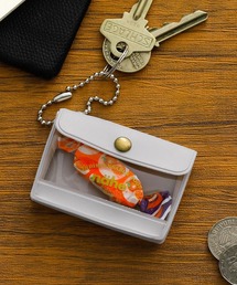 HIGHTIDE（ハイタイド）の「nahe ネーエ ジェネラルパーパスケースミニ フラットポーチ クリア キーホルダー 小銭入れ（コインケース）」