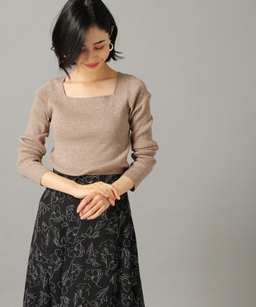 LOWRYS FARM（ローリーズファーム）の「メランジタイトプルオーバー　867173（ニット/セーター・レディース・ブラック/ブラウン/グリーン/オフホワイト・MEDIUM/LARGE）」の3枚目の写真