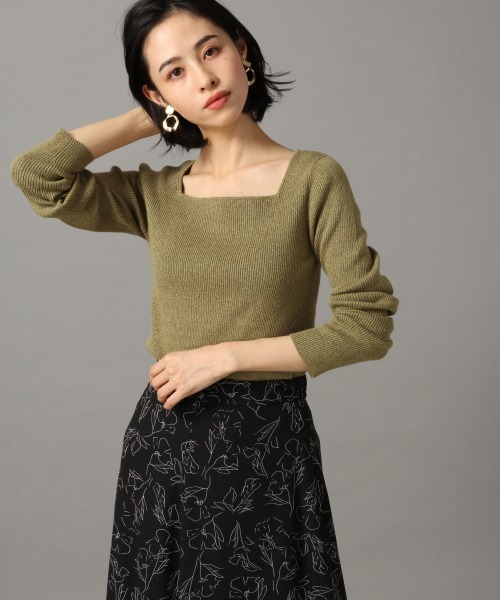 LOWRYS FARM（ローリーズファーム）の「メランジタイトプルオーバー　867173（ニット/セーター・レディース・ブラック/ブラウン/グリーン/オフホワイト・MEDIUM/LARGE）」の4枚目の写真