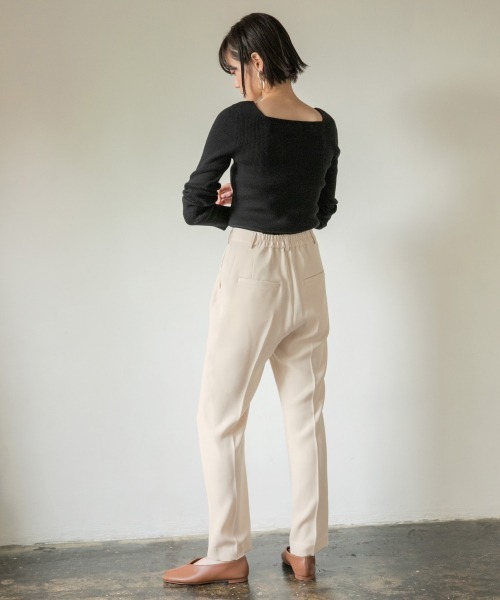 LOWRYS FARM（ローリーズファーム）の「メランジタイトプルオーバー　867173（ニット/セーター・レディース・ブラック/ブラウン/グリーン/オフホワイト・MEDIUM/LARGE）」の6枚目の写真