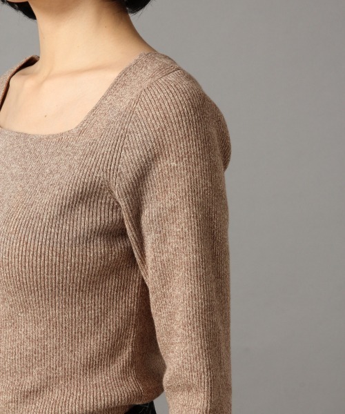 LOWRYS FARM（ローリーズファーム）の「メランジタイトプルオーバー　867173（ニット/セーター・レディース・ブラック/ブラウン/グリーン/オフホワイト・MEDIUM/LARGE）」の12枚目の写真