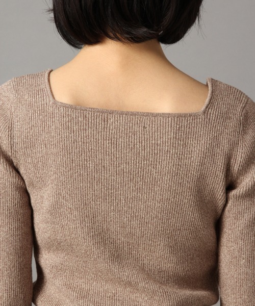 LOWRYS FARM（ローリーズファーム）の「メランジタイトプルオーバー　867173（ニット/セーター・レディース・ブラック/ブラウン/グリーン/オフホワイト・MEDIUM/LARGE）」の15枚目の写真