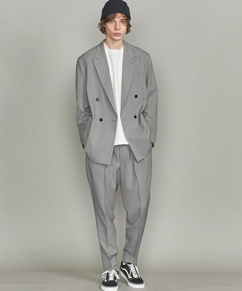 BEAUTY&YOUTH UNITED ARROWS（ビューティーアンドユースユナイテッドアローズ）の「【WEB限定】 by ガンクラブチェック ダブル 4B ジャコット 【セットアップ対応】（テーラードジャケット・メンズ・ブラウン/グレー/ネイビー・M/L/XL/S）」の16枚目の写真