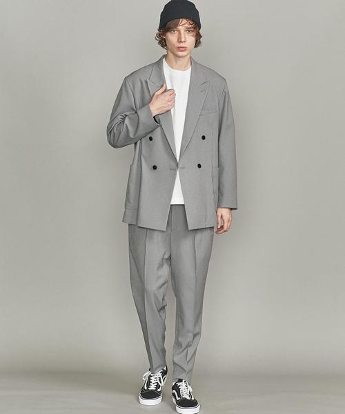 BEAUTY&YOUTH UNITED ARROWS（ビューティーアンドユースユナイテッドアローズ）の「【WEB限定】 by ガンクラブチェック ダブル 4B ジャコット 【セットアップ対応】（テーラードジャケット・メンズ・ブラウン/グレー/ネイビー・M/L/XL/S）」の15枚目の写真